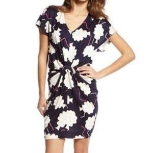 DVF Nobuko Geometric Silk Jersey Dress